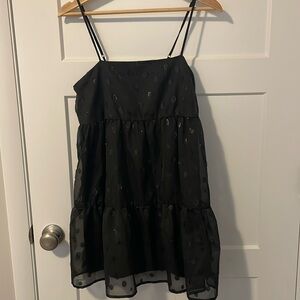 Black Party Dress! Mini Sequin